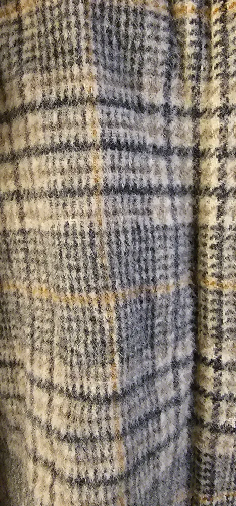 Vintage 1960s  Plaid Wool Blend Capelet image indicator(8)