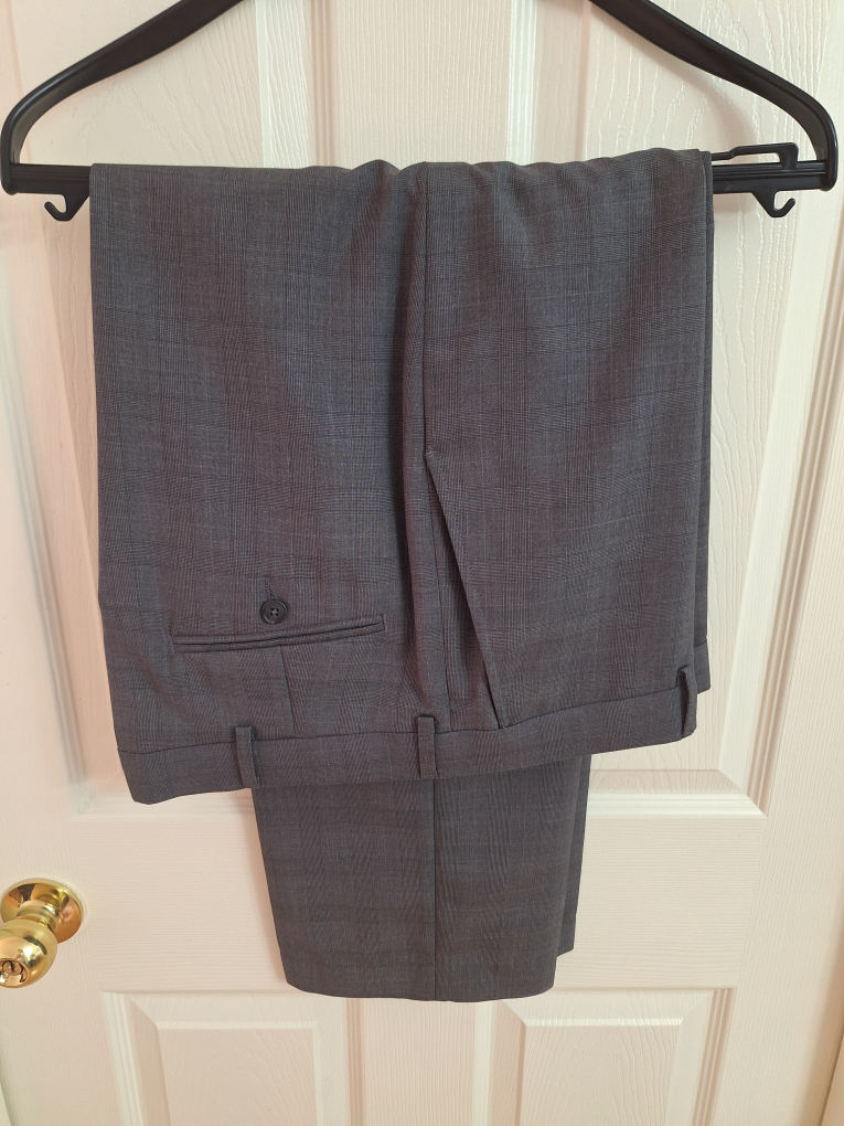 Haggar Brand Men's Grey Dress Pants