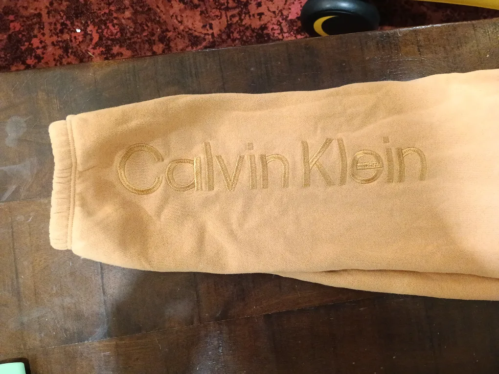 Calvin Klein Mustard Yellow Joggers image indicator(2)