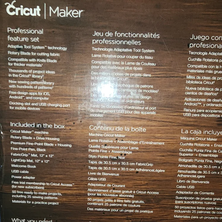 Cricut Maker Machine - New in Box image indicator(2)