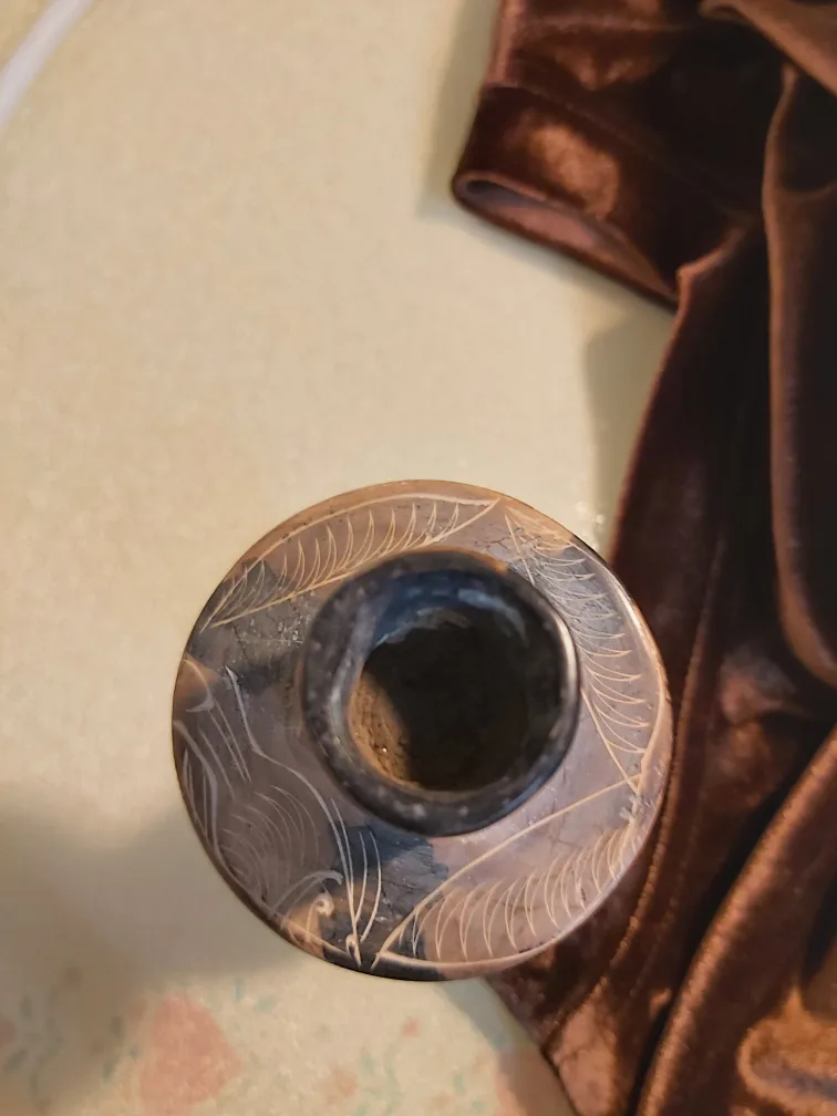 Hand-carved Stone Candlestick Holder image indicator(5)