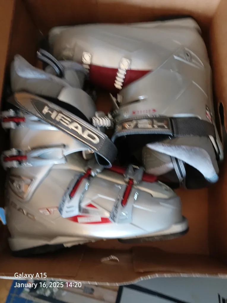 Head Edge ST W Ski Boots - Silver/Bordeaux thumbnail