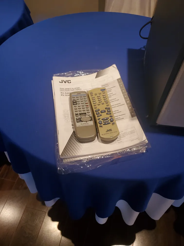 DVD/CD player plus home theater receiver plus 5 sound speakers. image indicator(2)