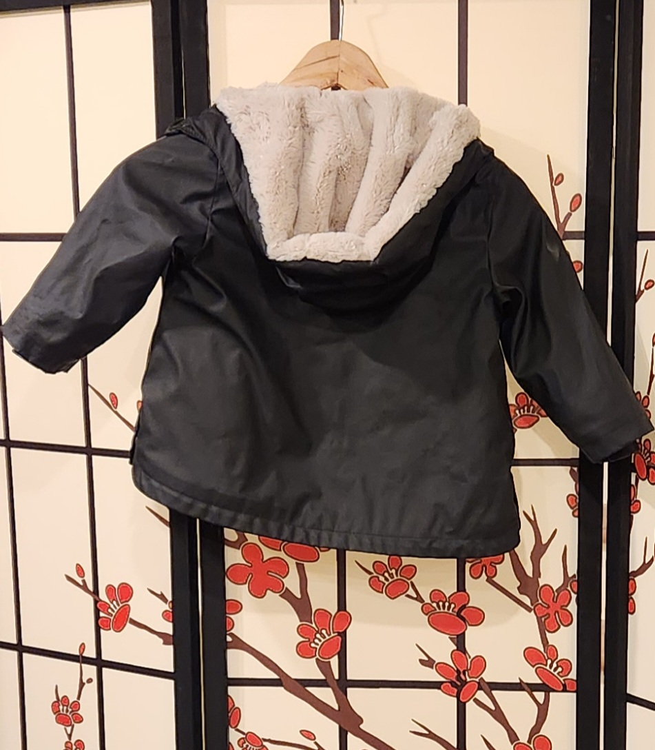ZARA FAUX FUR RUBBERIZED KIDS (2-3yo) WINTER JACKET - photo 2