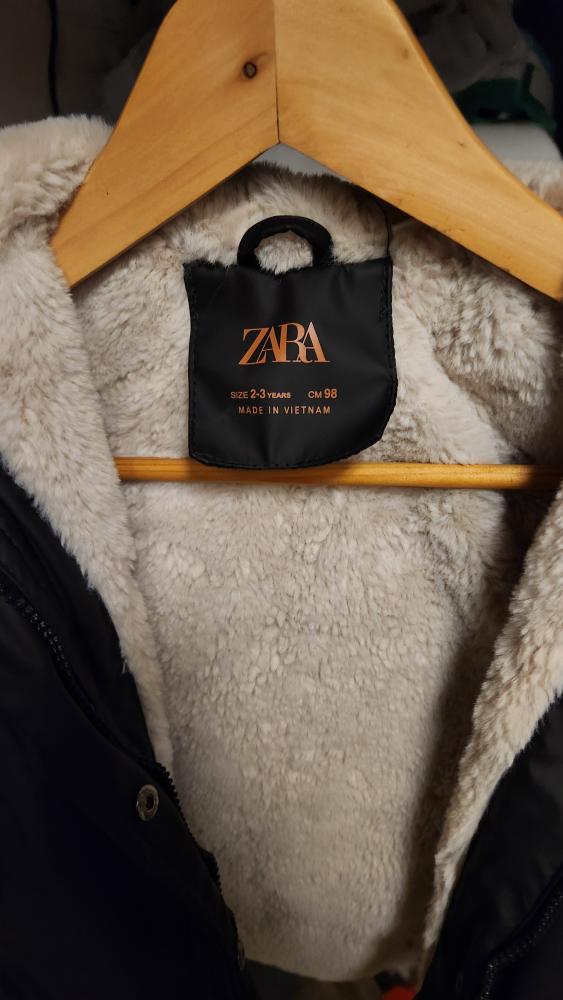 ZARA FAUX FUR RUBBERIZED KIDS (2-3yo) WINTER JACKET - photo 3