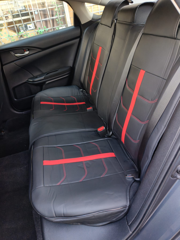 Universal Car Seat Covers - Black and Red