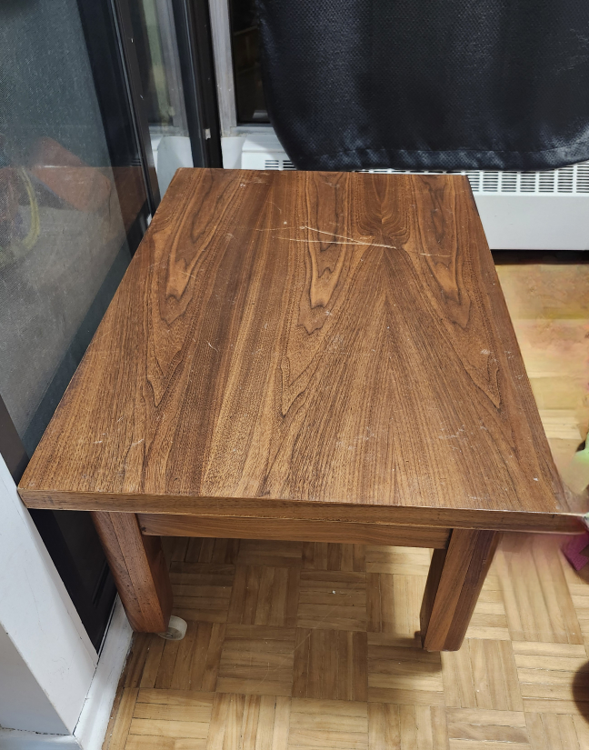 Mid-Century Modern Coffee Table with Drawer - photo 2
