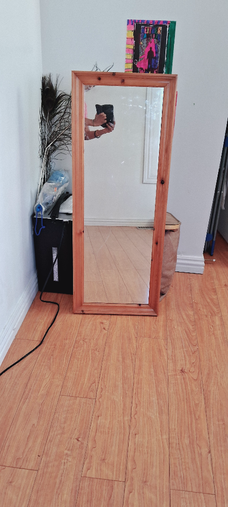 Wooden Frame Mirror