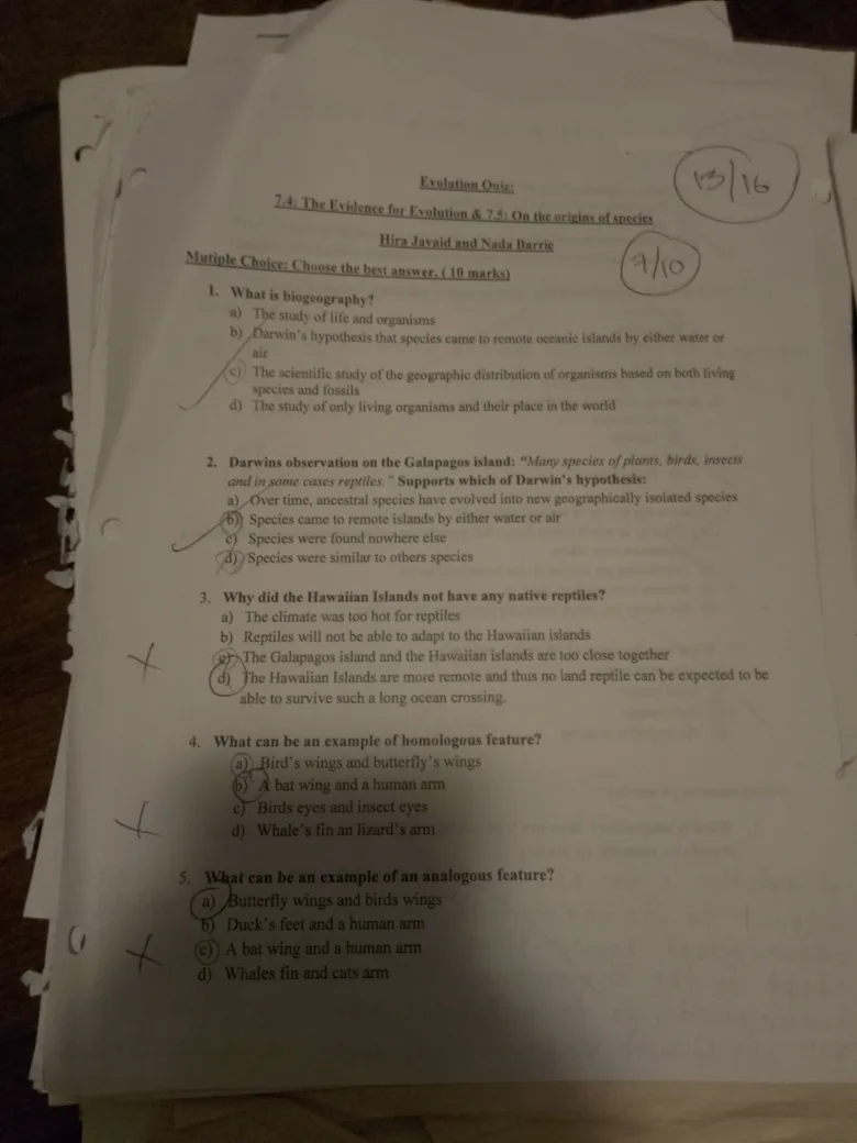 Free Biology Quizzes & Exams image indicator(2)