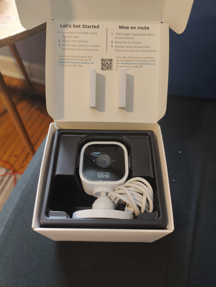 Blink Mini Smart Security Camera - Indoor Plug-in HD