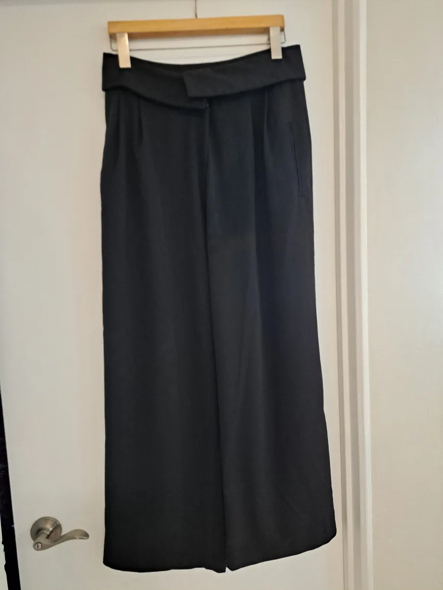 Oak + Fort Wide Leg Pants - Size Large