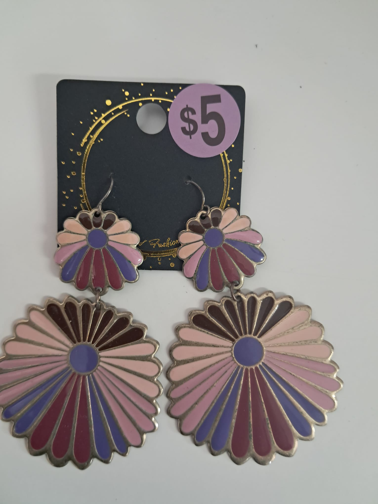 Floral Dangle Earrings