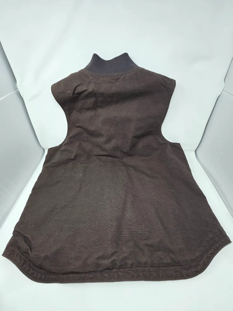 Carhartt Loose Fit Washed Duck Insulated Rib Collar Vest image indicator(2)