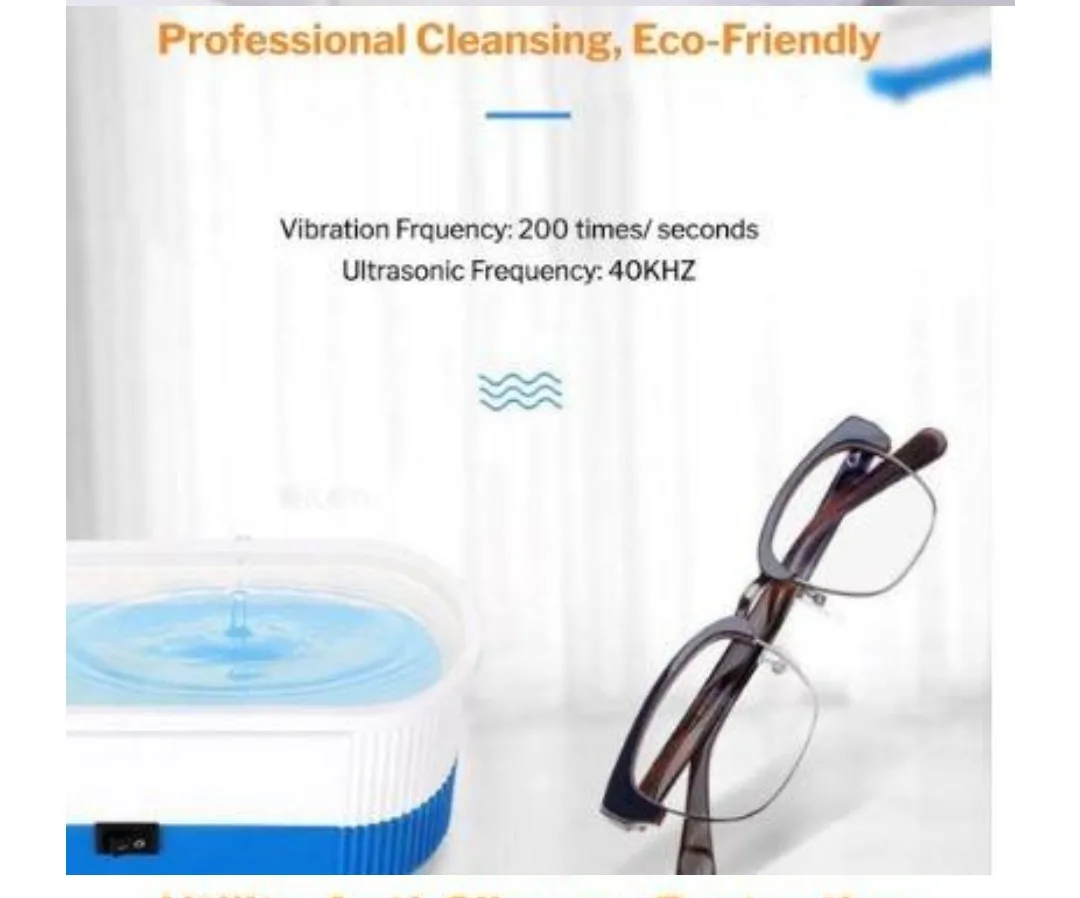 Portable Mini Ultrasonic Cleaner image indicator(2)