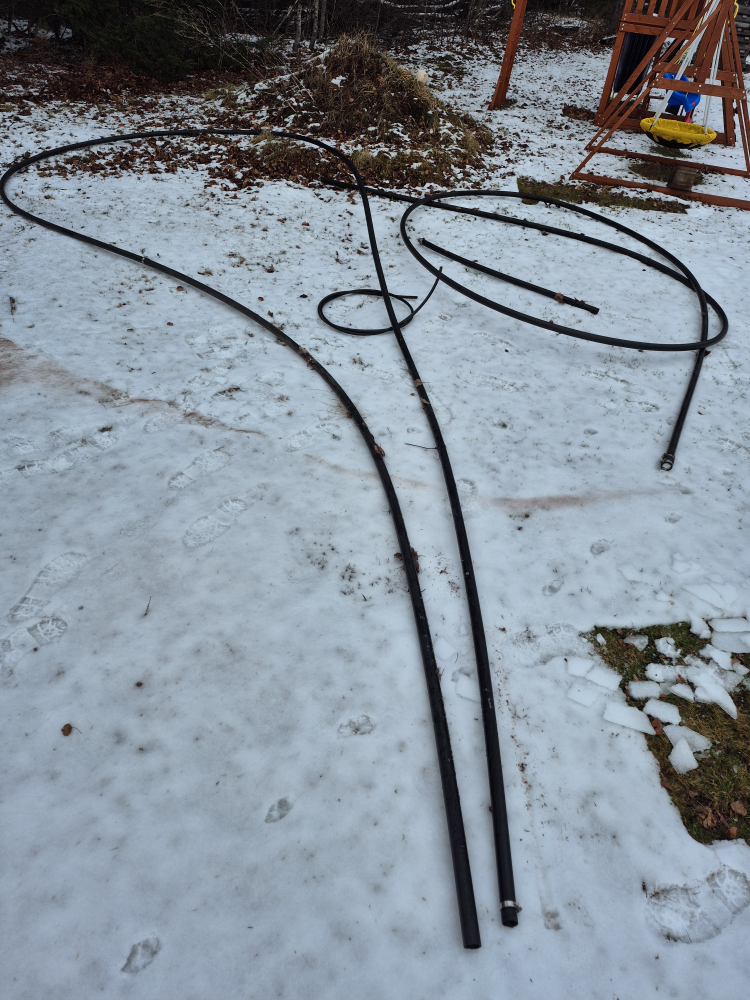 Black Plastic Tubing
