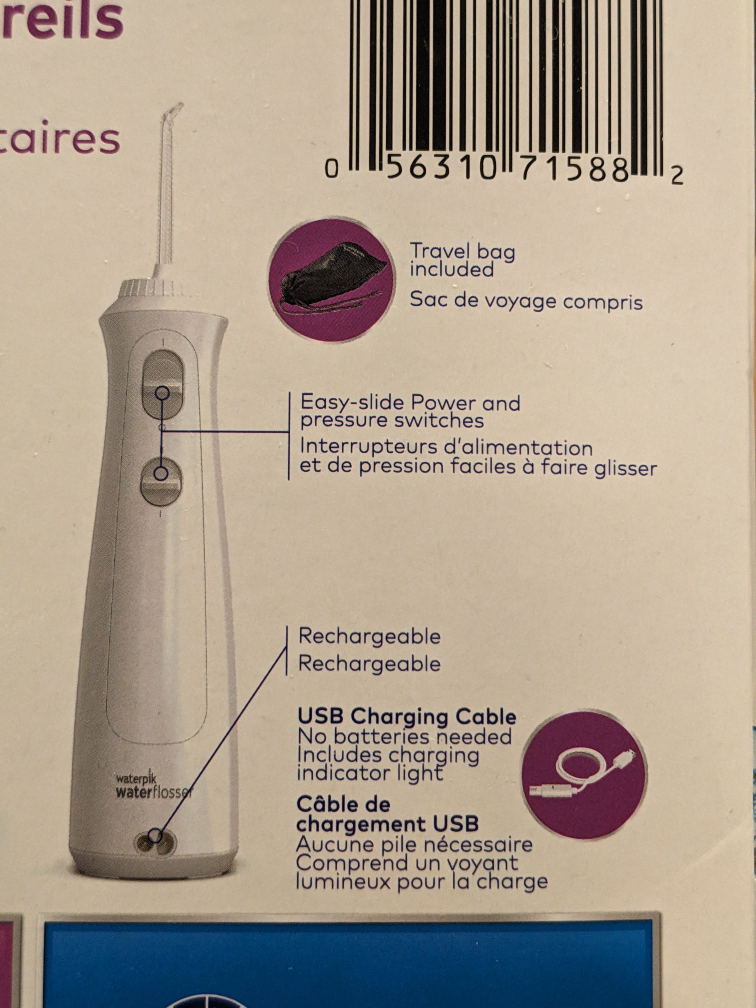 Waterpik Cordless Pearl Ultra Plus Water Flosser - photo 2
