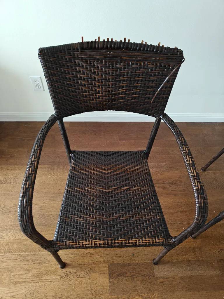 Pair of Wicker Armchairs image indicator(2)