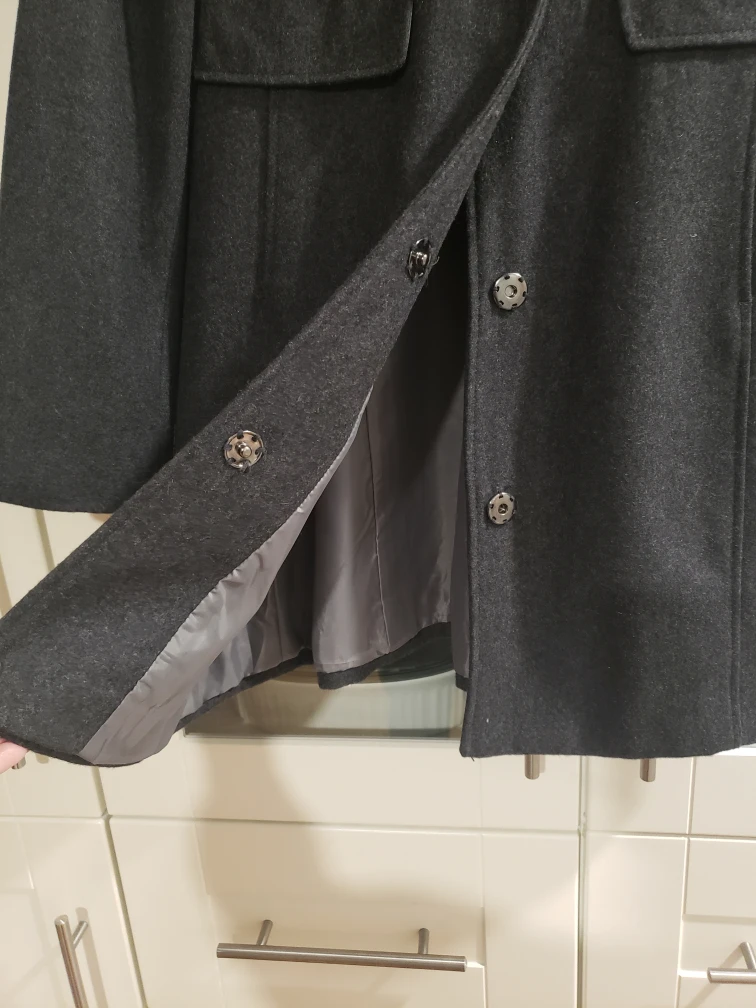 Old Navy Women's Dark Grey Toggle Coat - Size M - photo 4