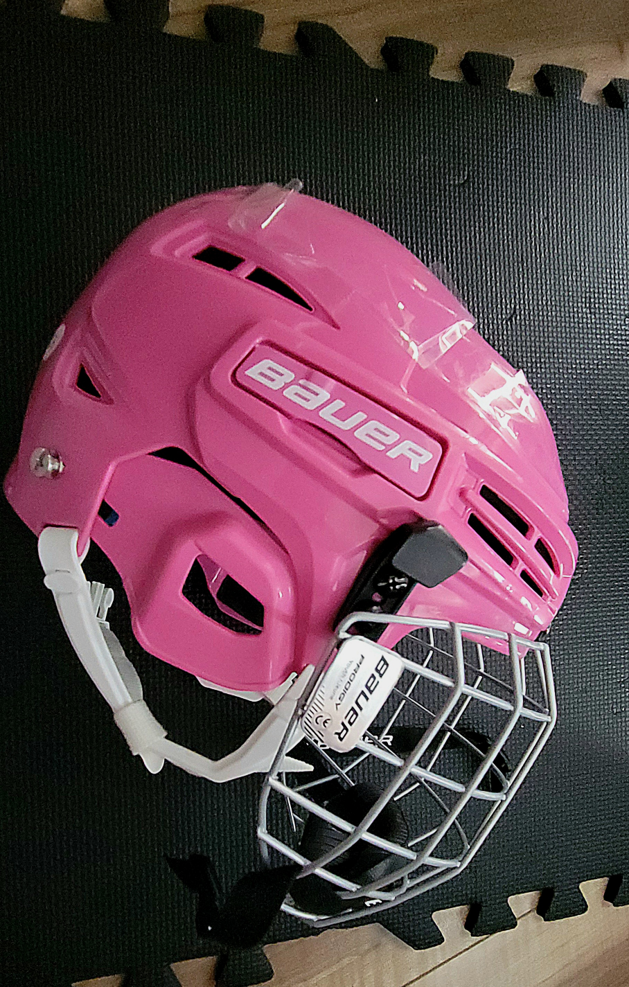 Bauer Youth Hockey Helmet - Pink - Size 6-6 1/2