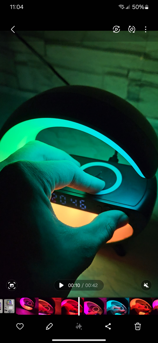 Clock with Wireless Charging and Bluetooth Speaker - photo 4