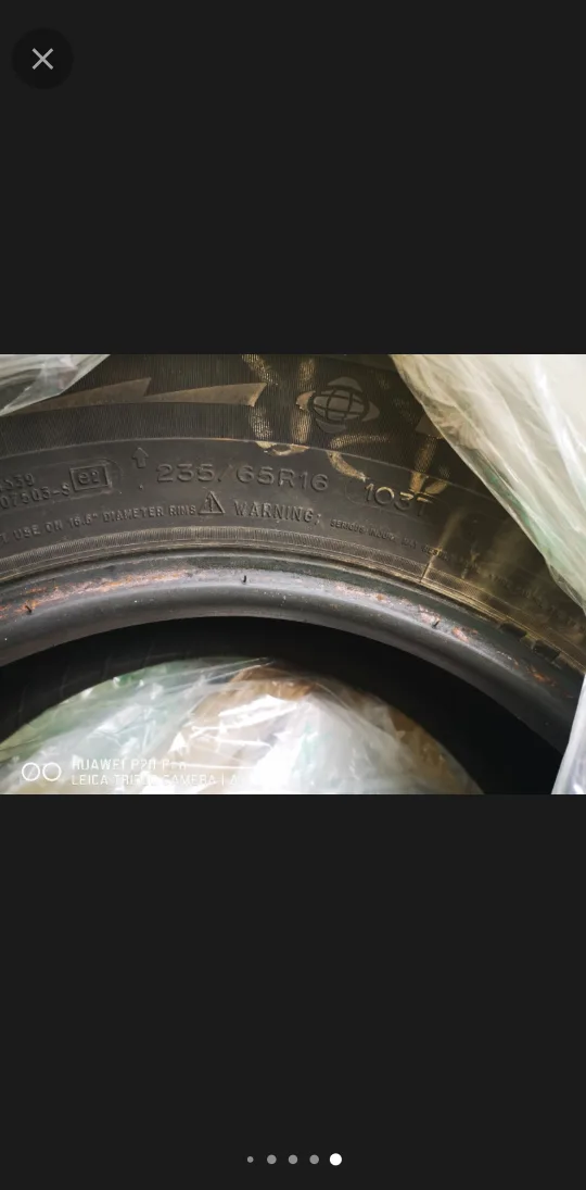 Winter Tires Michelin  Used 255/65R16 tires image indicator(4)