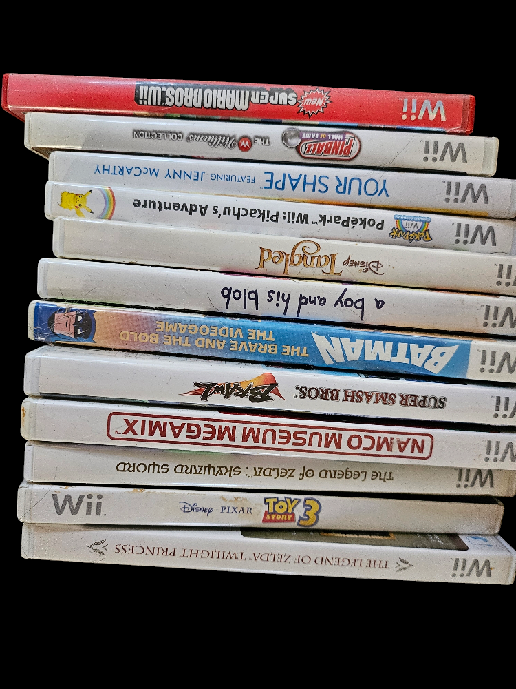 Wii Console + 10 Games + Accessories