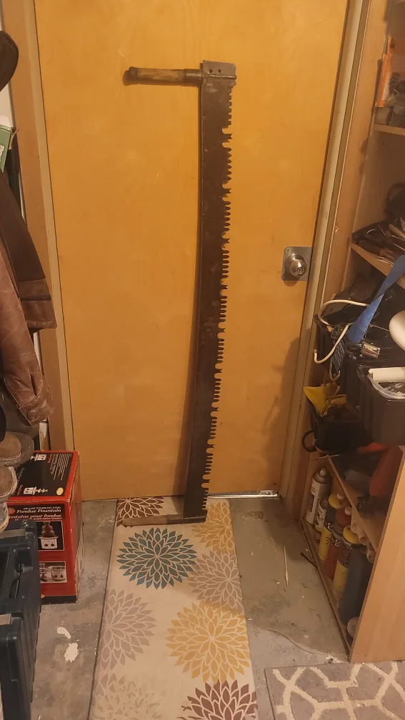 Antique Crosscut Saw image indicator(2)