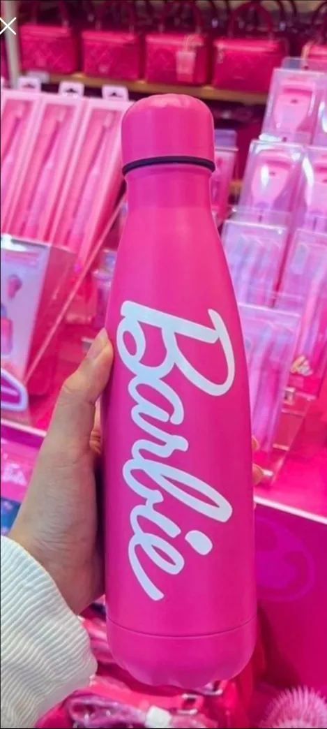 Brand New Barbie stainless steel Water Bottle image indicator(3)