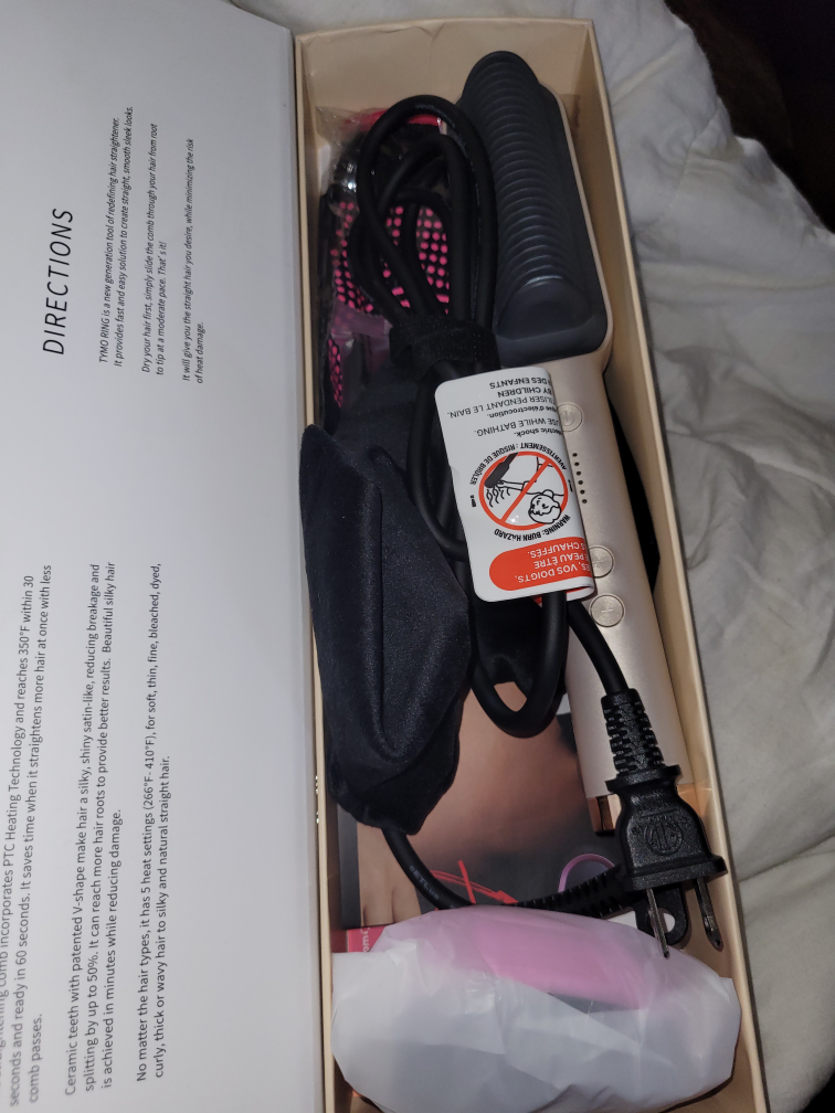 Tymo Ring Hair Straightening Comb - photo 4