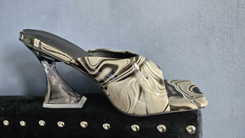 Unique Swirl Print Heels - photo 5