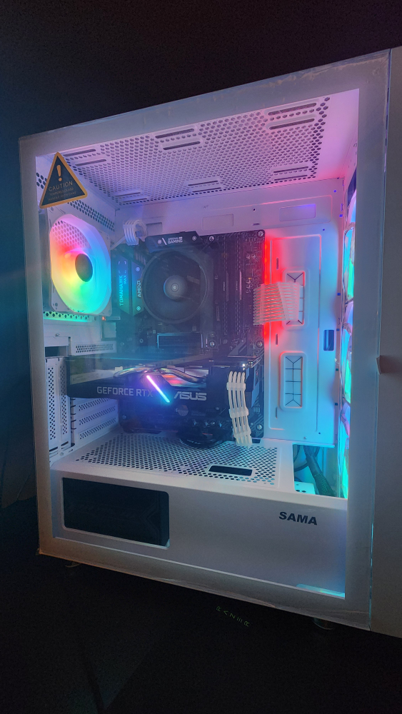 White Gaming PC | RTX | Ryzen 5 | 16GB DDR4 - photo 5