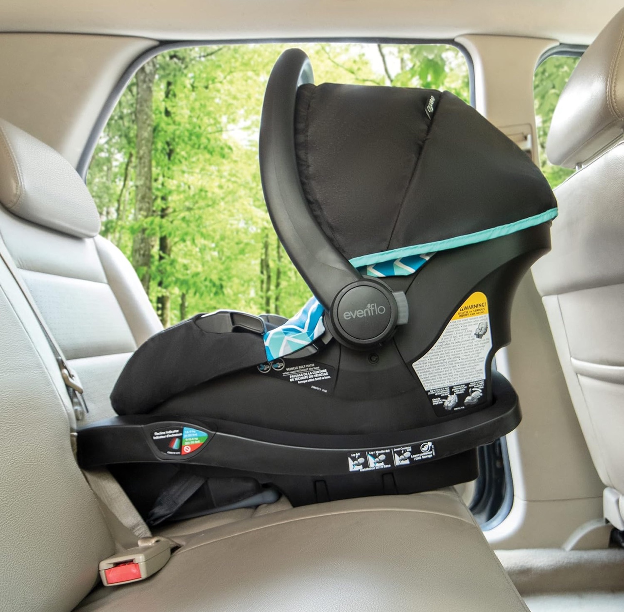 Evenflo LiteMax Sport Infant Car Seat (Graphite Grey) - photo 2
