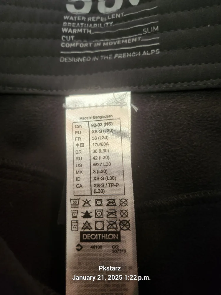 Wedze Piste 500 Women's Ski Pants image indicator(3)