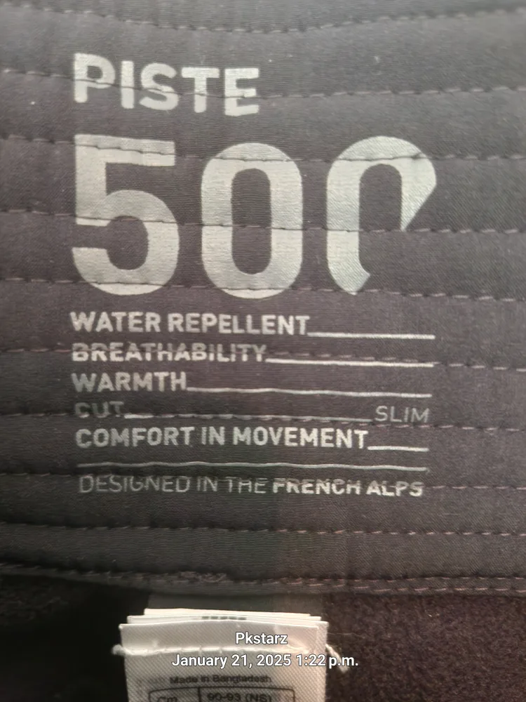 Wedze Piste 500 Women's Ski Pants image indicator(4)