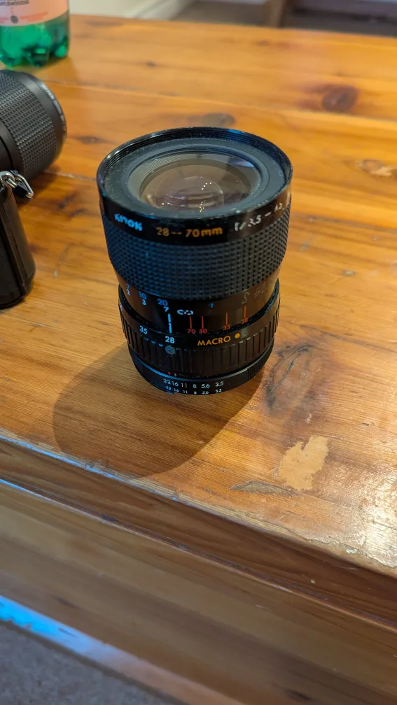 Nikon F301 Film Camera with 2 Lenses image indicator(3)