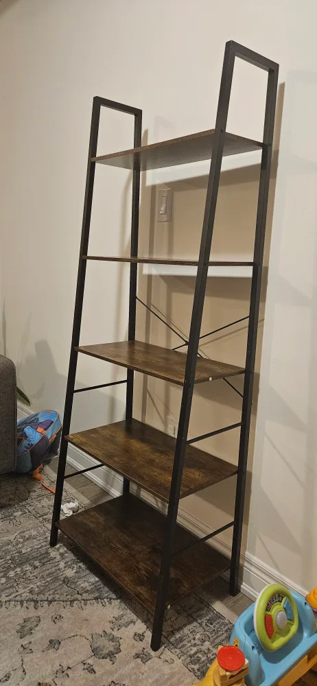 Five-Tier Industrial Bookshelf image indicator(4)