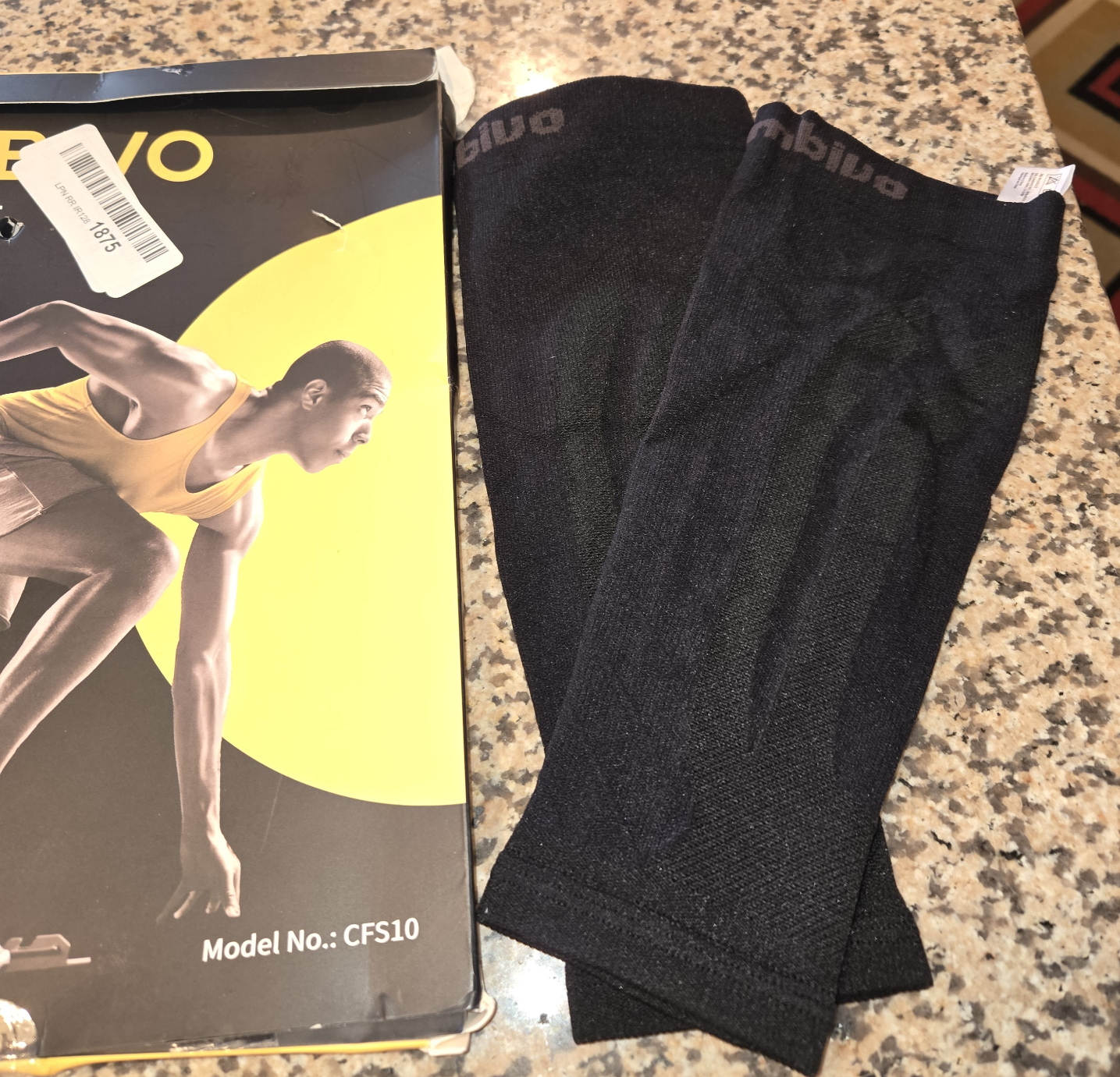 CAMBIVO Calf Sleeves - Black - Size M - photo 3