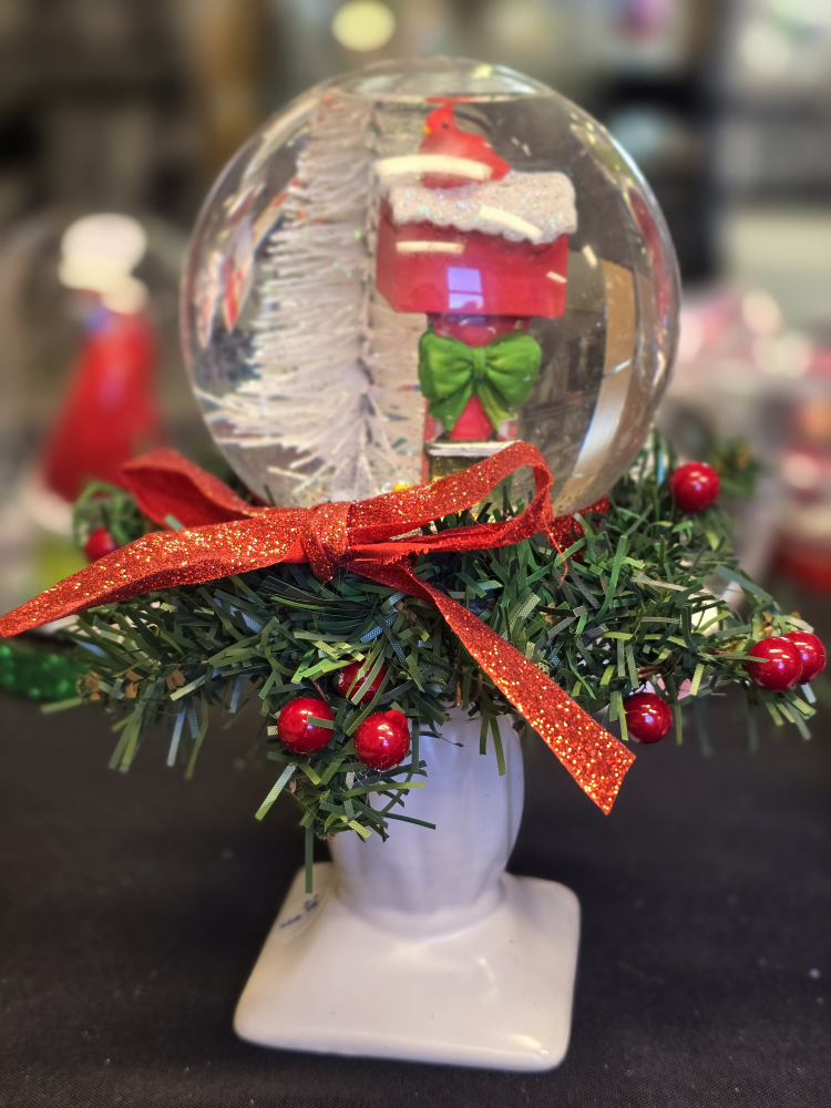 Set of 5 Christmas Snow Globes