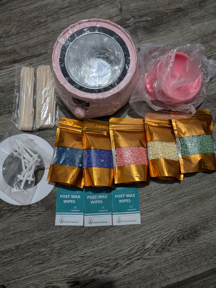 Wax Warmer Kit with Beads and Accessories