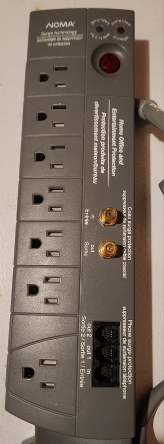 NOMA Surge Protector Power Bar - photo 2
