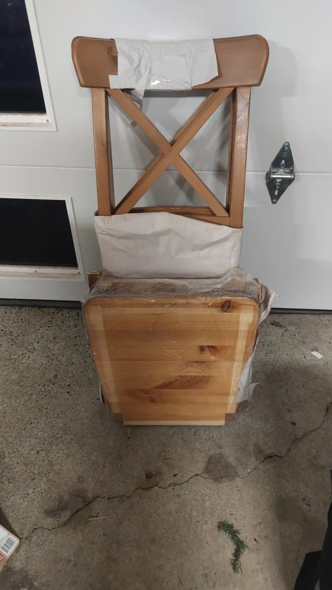 2 IKEA Ingolf  Wooden Chair image indicator(3)