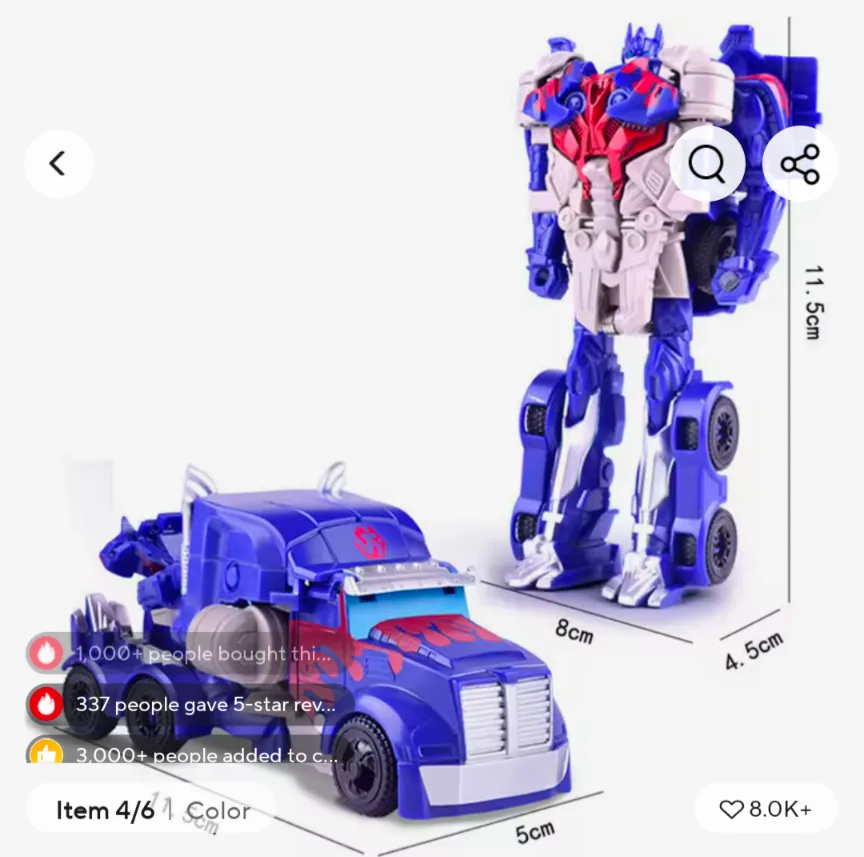 Transformers Robot Toy image indicator(2)