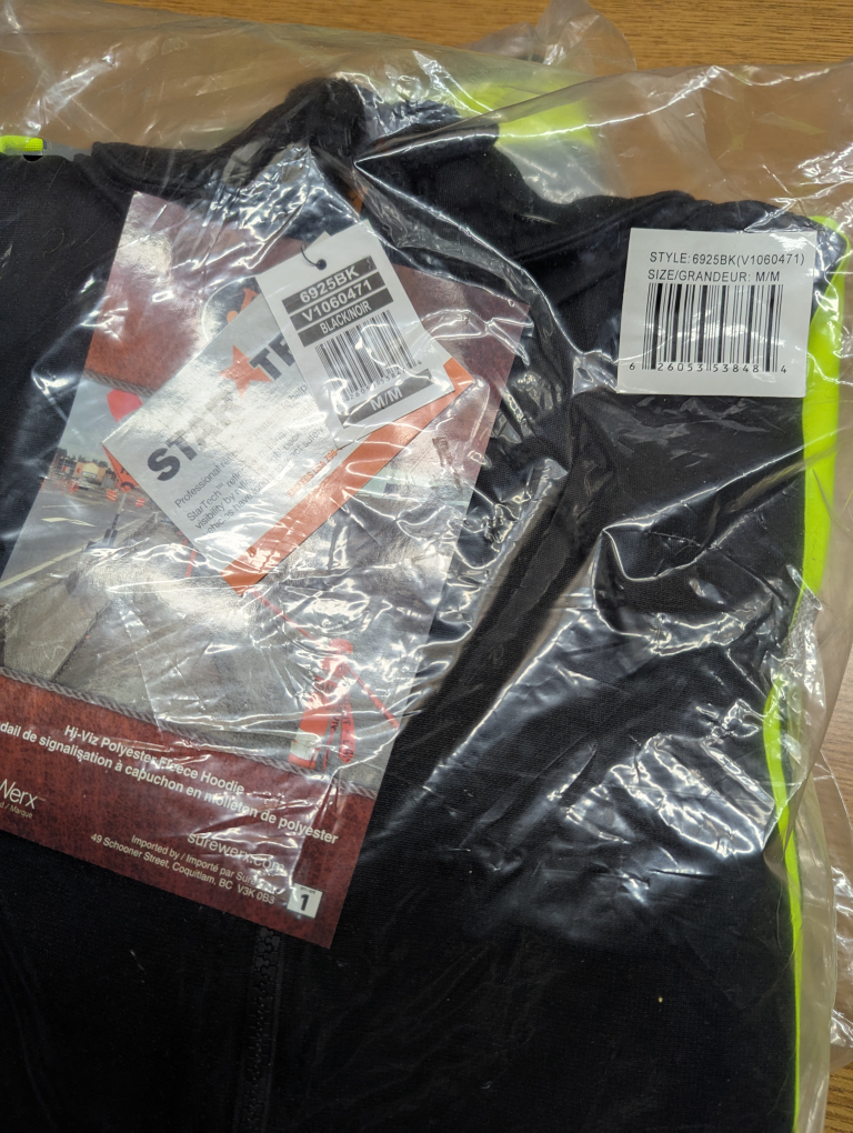 2 Brand New Pioneer Workwear Fleece Hoodie Size M - photo 2