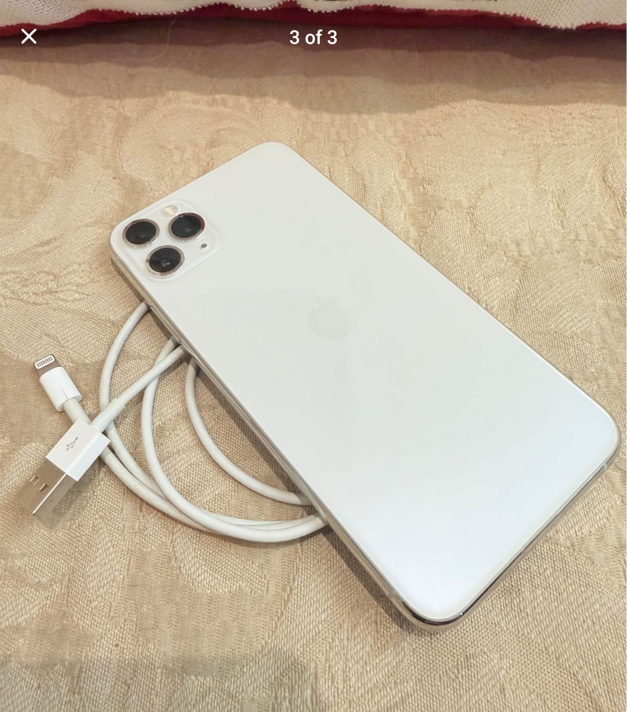 Apple iPhone 11 Pro max 256gb - White - Excellent Condition - photo 2