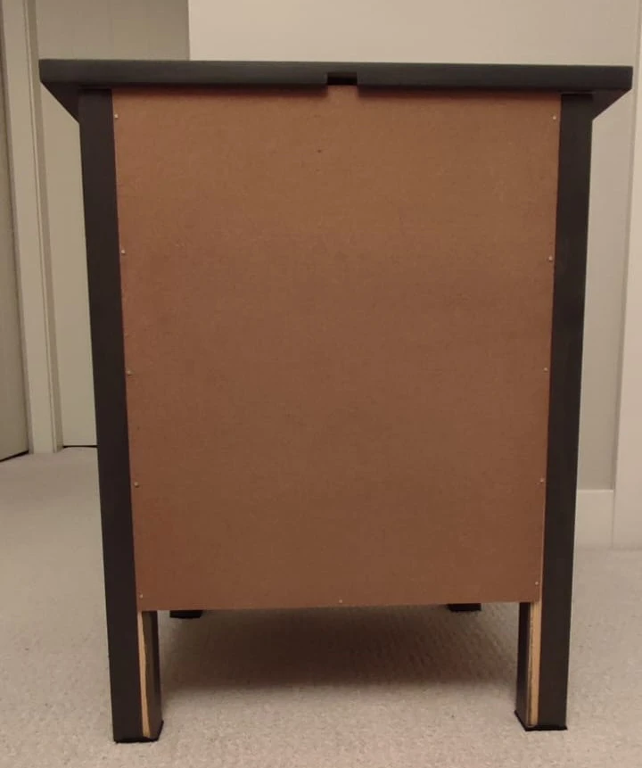 IKEA HEMNES Gray Stained 2-drawer Nightstand 21 1/4x26 - photo 5