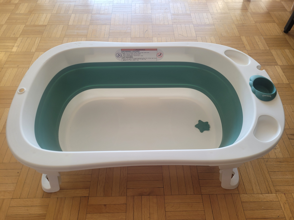 Baby Foldable Bath Tub with Stand - photo 5
