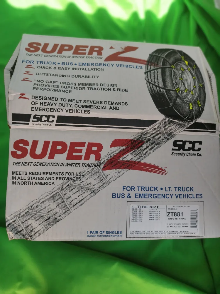 Super Z Tire Chains - LT Truck, Bus & Emergency Vehicle Chains image indicator(7)