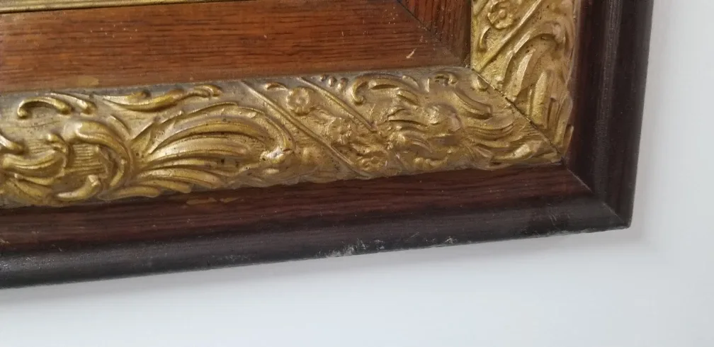 Antique Framed Photograph of Couple image indicator(4)