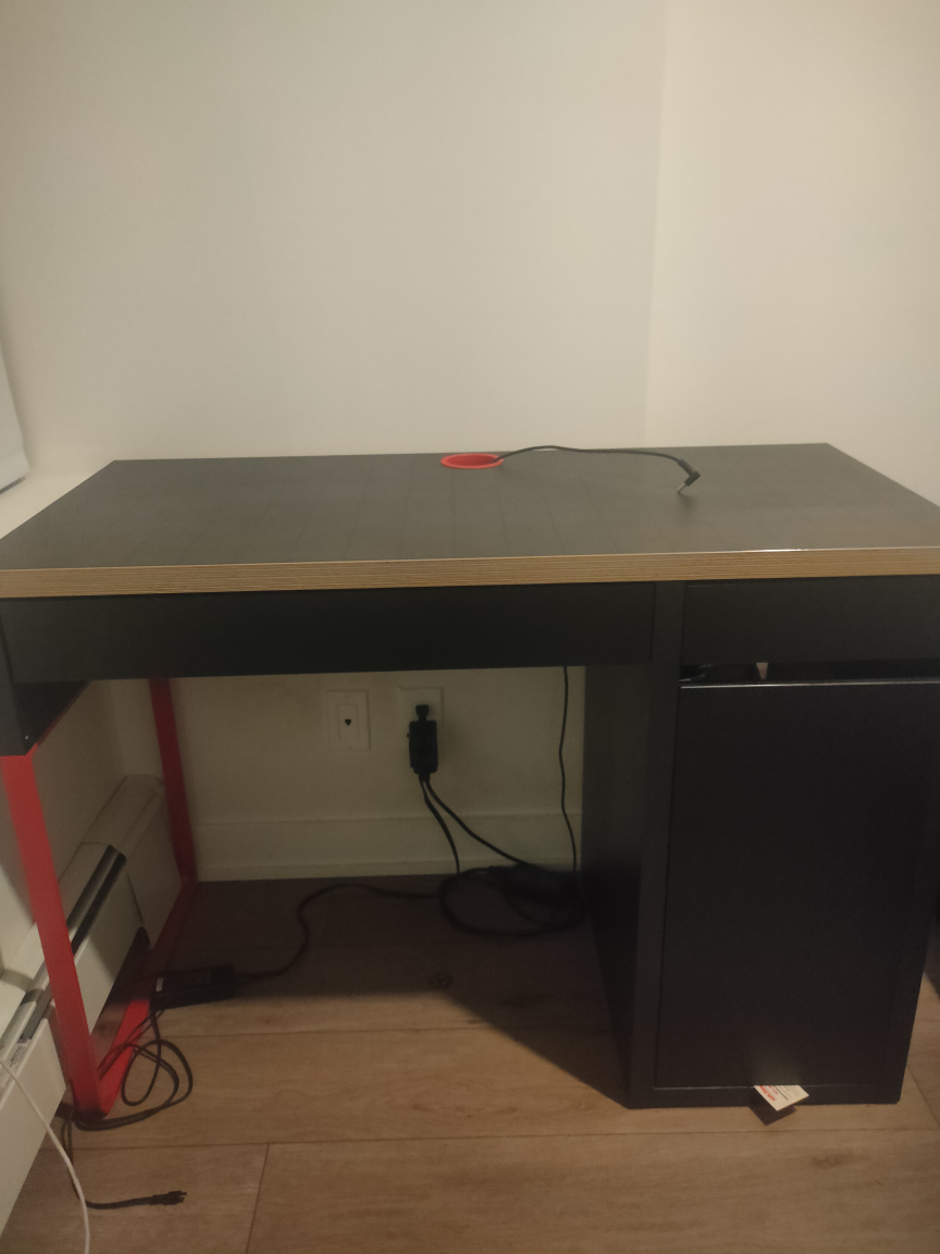 IKEA Desk with Drawer and Cabinet - photo 3