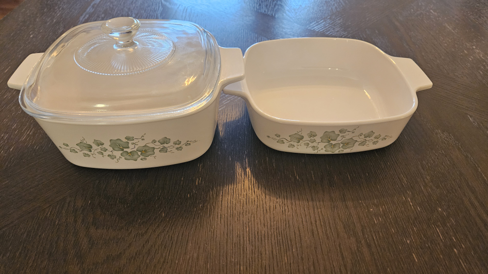 Vintage 2-Piece Casserole Dish Set - photo 3